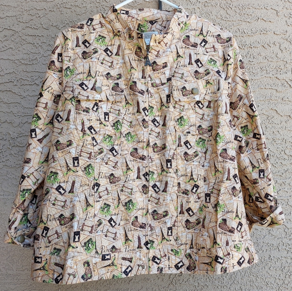 Christopher & Banks Paris lightweight Jacket XL